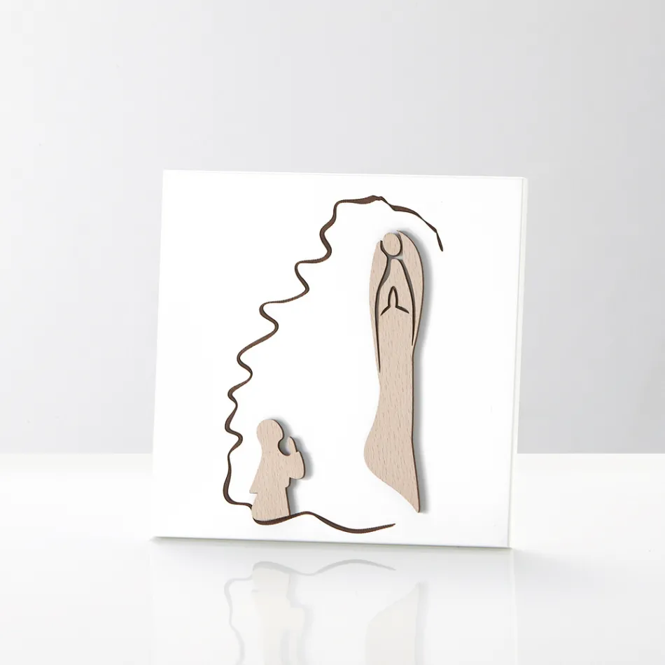 Quadretto che Raffigura l'Apparizione in Varie Forme Made in Italy - Madelein Viadurini