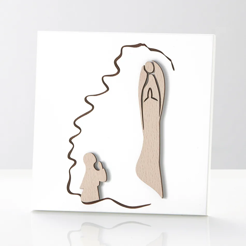 Quadretto che Raffigura l'Apparizione in Varie Forme Made in Italy - Madelein Viadurini