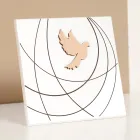 Quadretto che Raffigura la Santa Cresima Inciso a Laser Made in Italy - Mumbi Viadurini