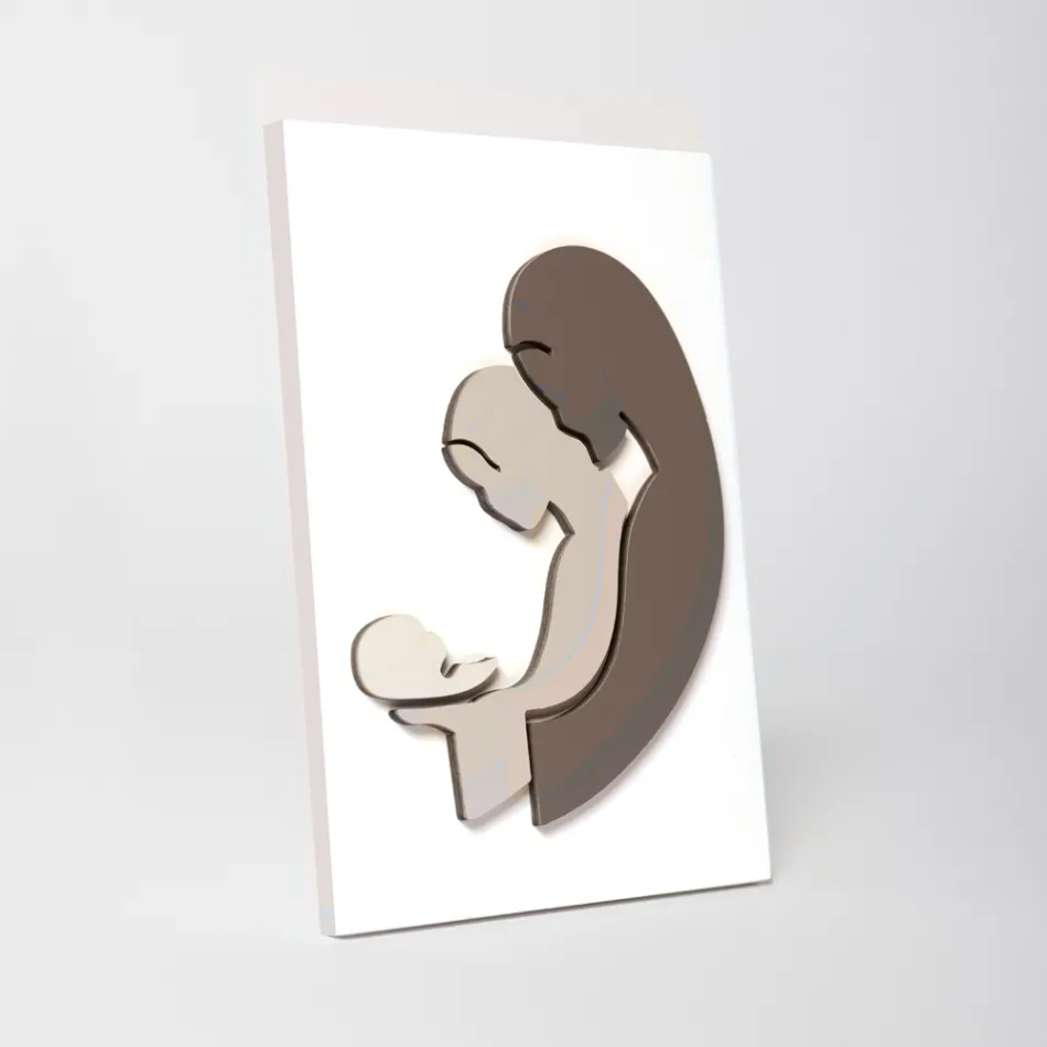 Quadretto con la Raffigurazione dell'Adorazione  Made in Italy - Cesar Viadurini