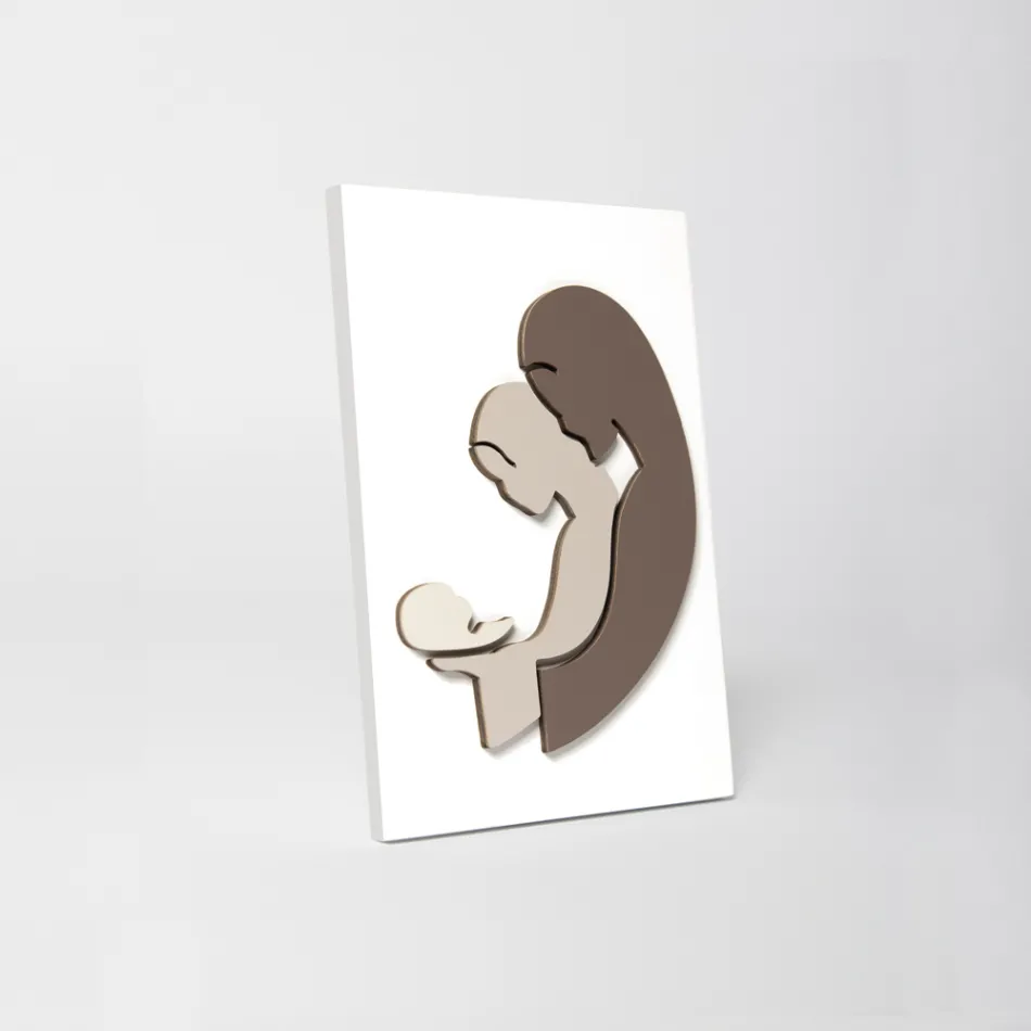 Quadretto con la Raffigurazione dell'Adorazione  Made in Italy - Cesar Viadurini