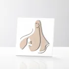 Quadretto con Scena Sacra Apparizione dell'Angelo alla Madonna Made in Italy - Babuska Viadurini