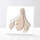 Quadretto con Scena Sacra Apparizione dell'Angelo alla Madonna Made in Italy - Babuska Viadurini