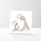 Quadretto Raffigurante Apparizione dell'Arcangelo alla Madonna Made in Italy - Abu Viadurini