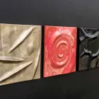 Quadro astratto di design decorato a mano Moma  Viadurini