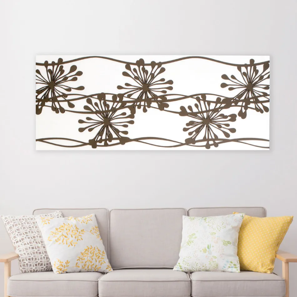 Quadro con Anemoni Realizzato con il Laser Made in Italy - Tomoko Viadurini