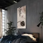 Quadro con Motivo Tropicale Realizzato con il Laser Made in Italy - Saeko Viadurini