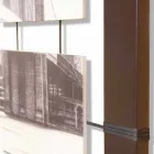 Quadro con pannelli sospesi su corde decorati a mano Mark  Viadurini