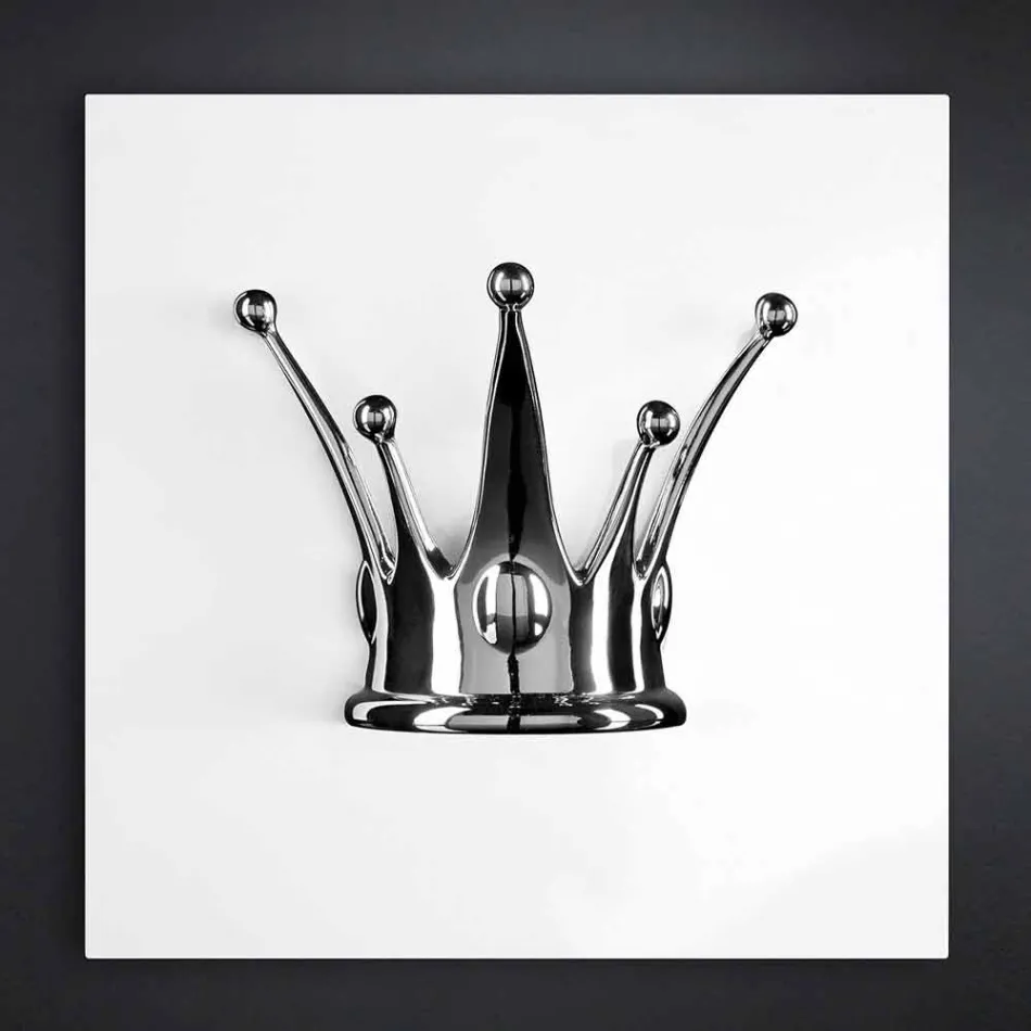 Quadro da Parete Moderno in Legno e Resina Realizzato in Italia - Corona Viadurini