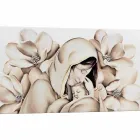 Quadro di design moderno in rilievo su tela made in Italy Sole Viadurini