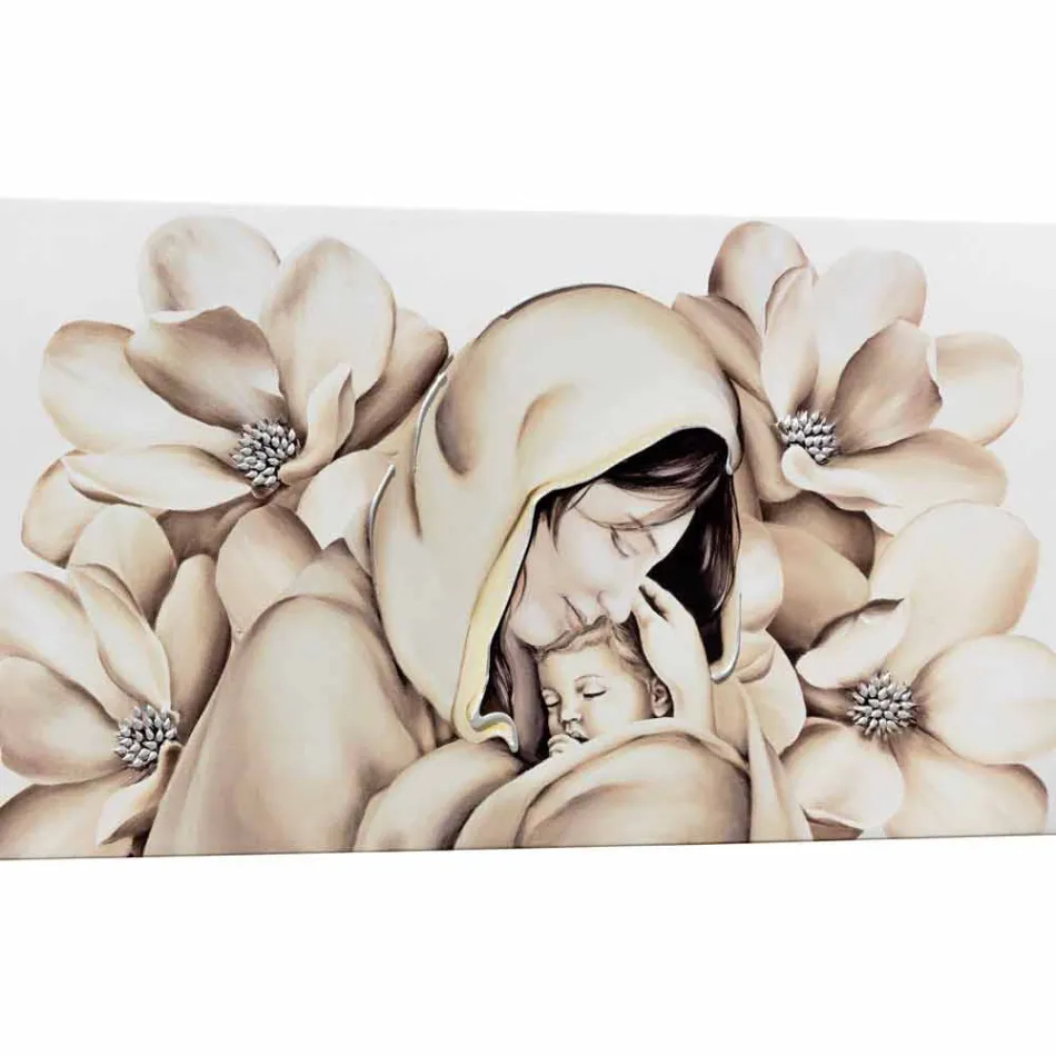 Quadro di design moderno in rilievo su tela made in Italy Sole Viadurini