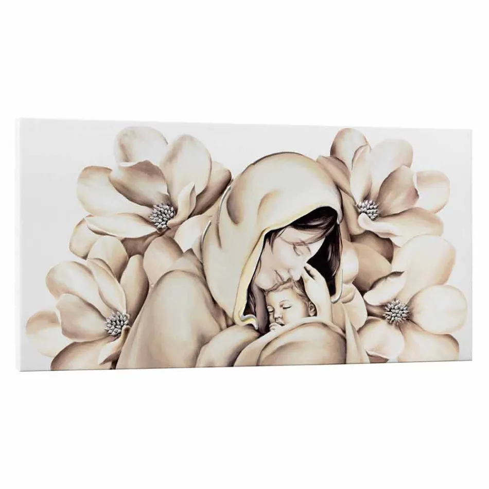 Quadro di design moderno in rilievo su tela made in Italy Sole Viadurini