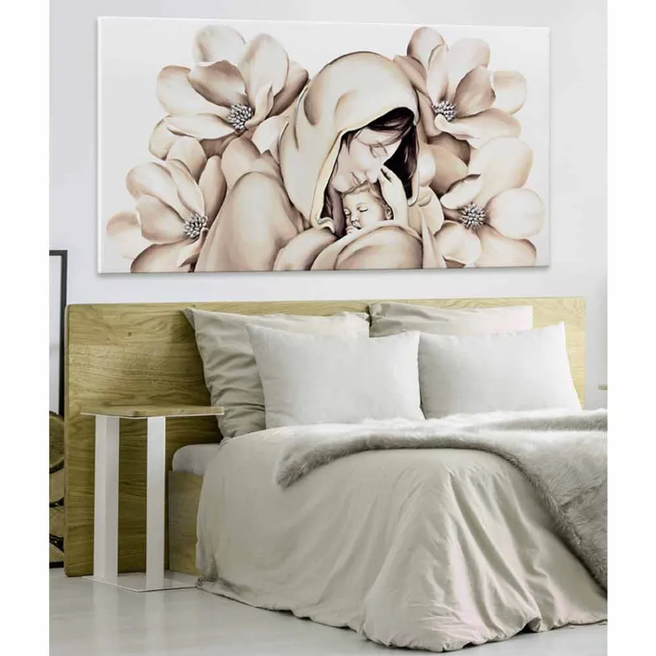 Quadro di design moderno in rilievo su tela made in Italy Sole Viadurini