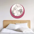 Quadro in Legno con Stampa di una Famiglia Unita Made in Italy - Canada Viadurini