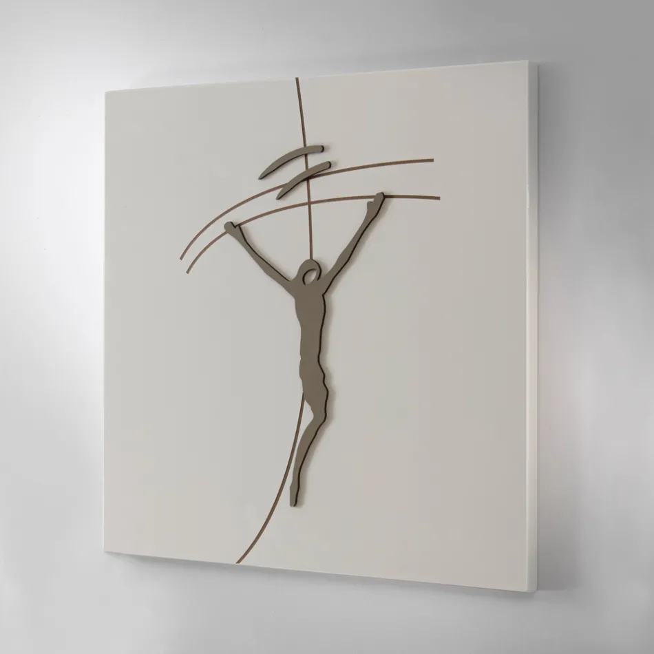 Quadro Inciso a Laser  che Raffigura il Messia Made in Italy - Ahmya Viadurini