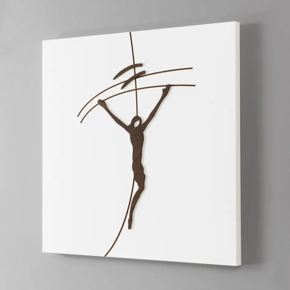 Quadro Inciso a Laser  che Raffigura il Messia Made in Italy - Ahmya Viadurini