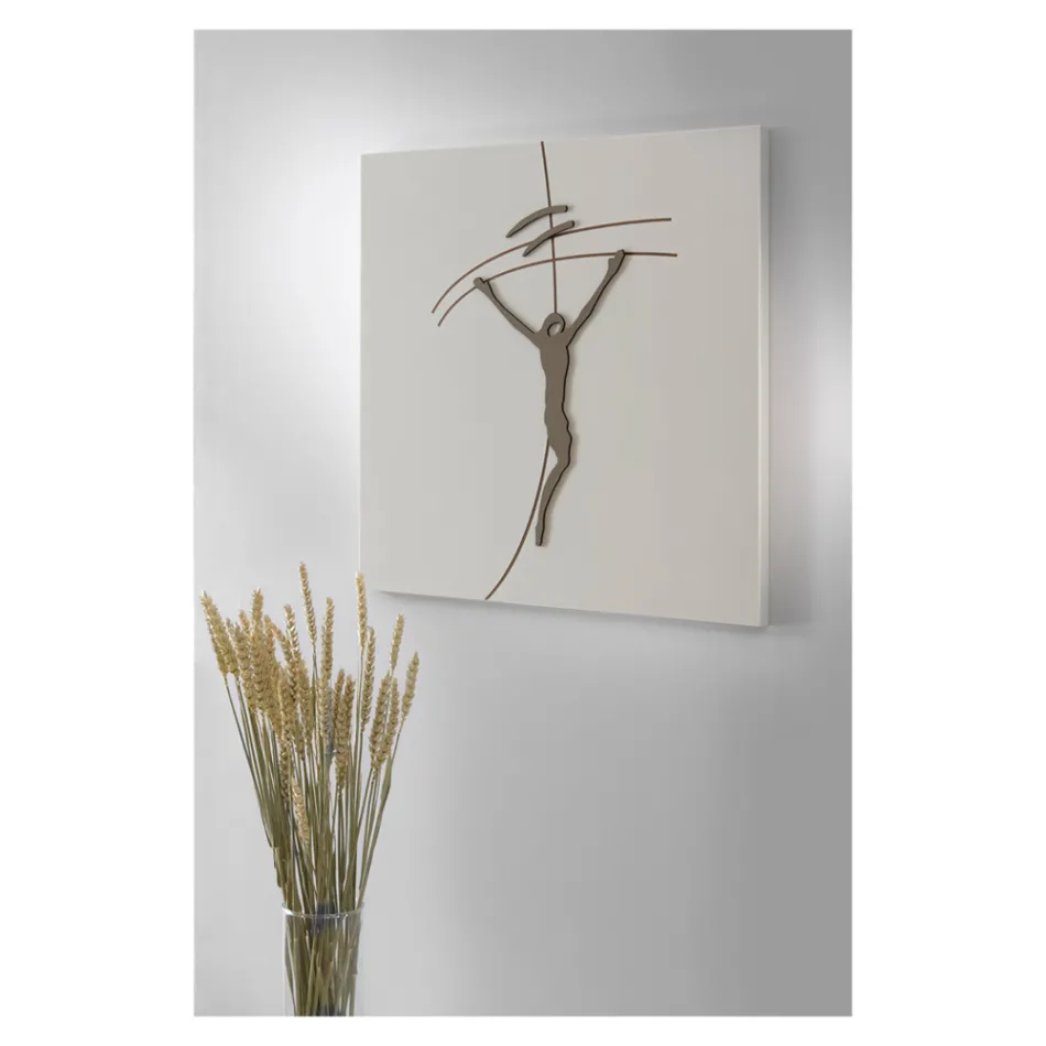 Quadro Inciso a Laser  che Raffigura il Messia Made in Italy - Ahmya Viadurini