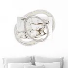 Quadro Inciso a Laser con Bacio di Maria a Gesù Made in Italy - Sylvie Viadurini