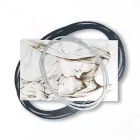 Quadro Inciso a Laser con Bacio di Maria a Gesù Made in Italy - Sylvie Viadurini