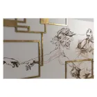 Quadro Realizzato con il Laser che Raffigura la Creazione  Made in Italy - Pirucchio Viadurini