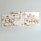 Quadro Realizzato con il Laser che Raffigura la Creazione  Made in Italy - Pirucchio Viadurini