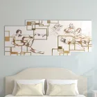 Quadro Realizzato con il Laser che Raffigura la Creazione  Made in Italy - Pirucchio Viadurini