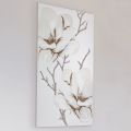 Quadro Realizzato in Laser con Fiore di Magnolia Made in Italy - Misaki