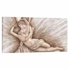 Quadro su tela di moderno design fatto a mano in Italia Aurora Viadurini