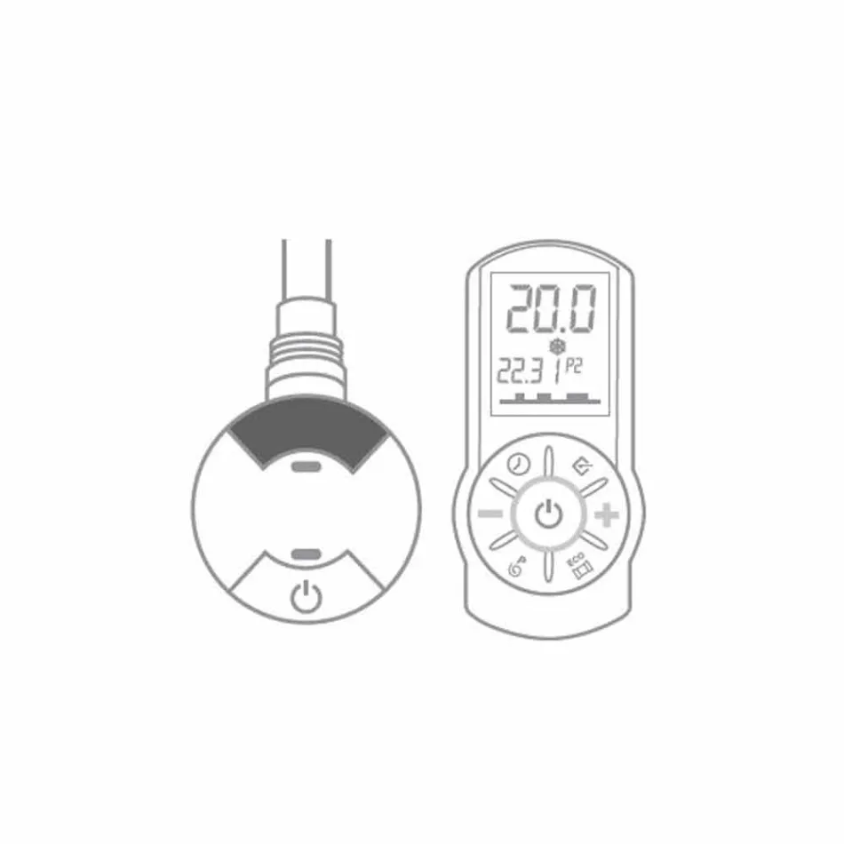 Radiatore Elettrico Termoarredo di Design Verticale fino a 1000 W - Flora Viadurini