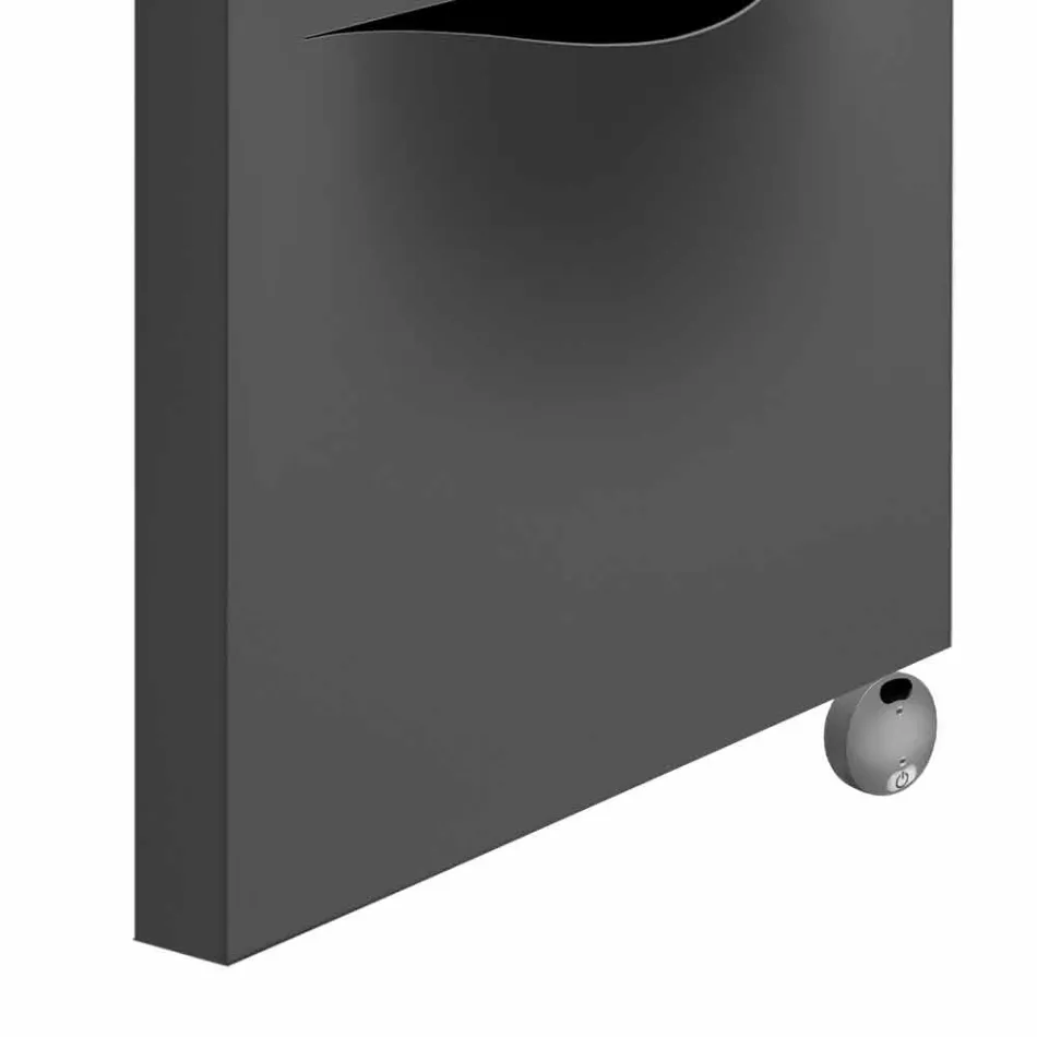 Radiatore Elettrico Verticale Design in Acciaio Moderno fino a 1000 W - Cut Viadurini