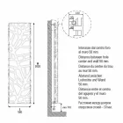 Radiatore Idraulico Termoarredo di Design Verticale fino a 903 W - Flora Viadurini