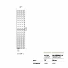 Radiatore termoarredo lego idraulico di design Brick by Scirocco H Viadurini