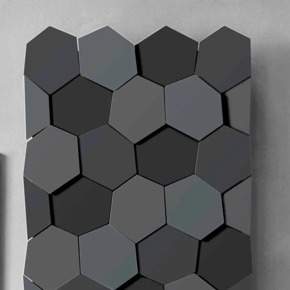 Radiatore Termoarredo Moderno in Acciaio Design Verticale 834 Watt - Honey Viadurini