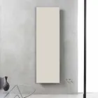 Radiatore Verticale di Design in Acciaio Bianco Grigiastro fino a 839 W - Ice Viadurini