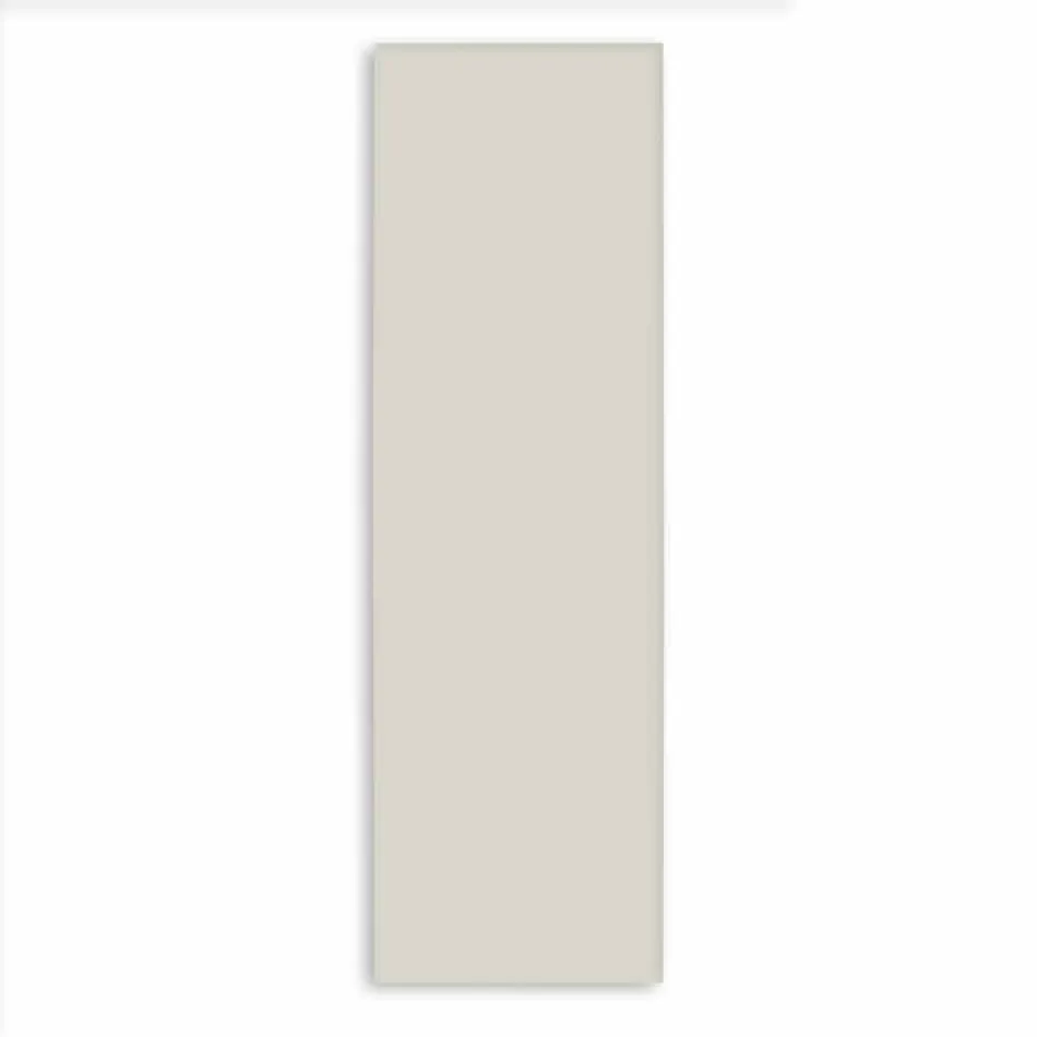 Radiatore Verticale di Design in Acciaio Bianco Grigiastro fino a 839 W - Ice Viadurini