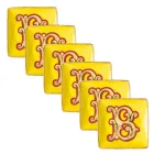 Rosenthal Versace Alphabet 6 Coppette Quadre Piane in Porcellana - Alphabet Viadurini