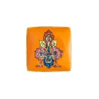 Rosenthal Versace Alphabet 6 Coppette Quadre Piane in Porcellana - Alphabet Viadurini