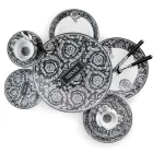 Rosenthal Versace Barocco Piatto Segnaposto Diametro 33 cm in Porcellana - Barocco Viadurini