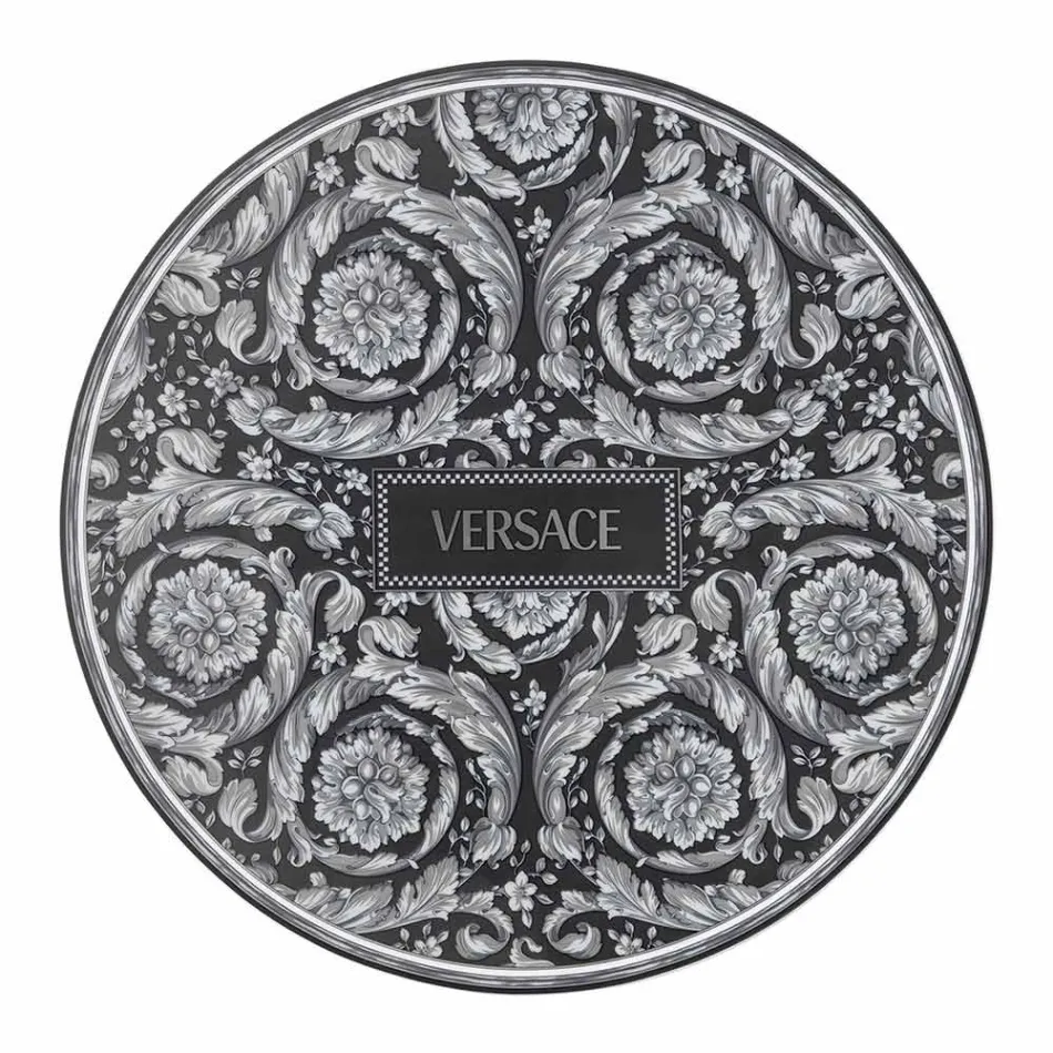 Rosenthal Versace Barocco Piatto Segnaposto Diametro 33 cm in Porcellana - Barocco Viadurini