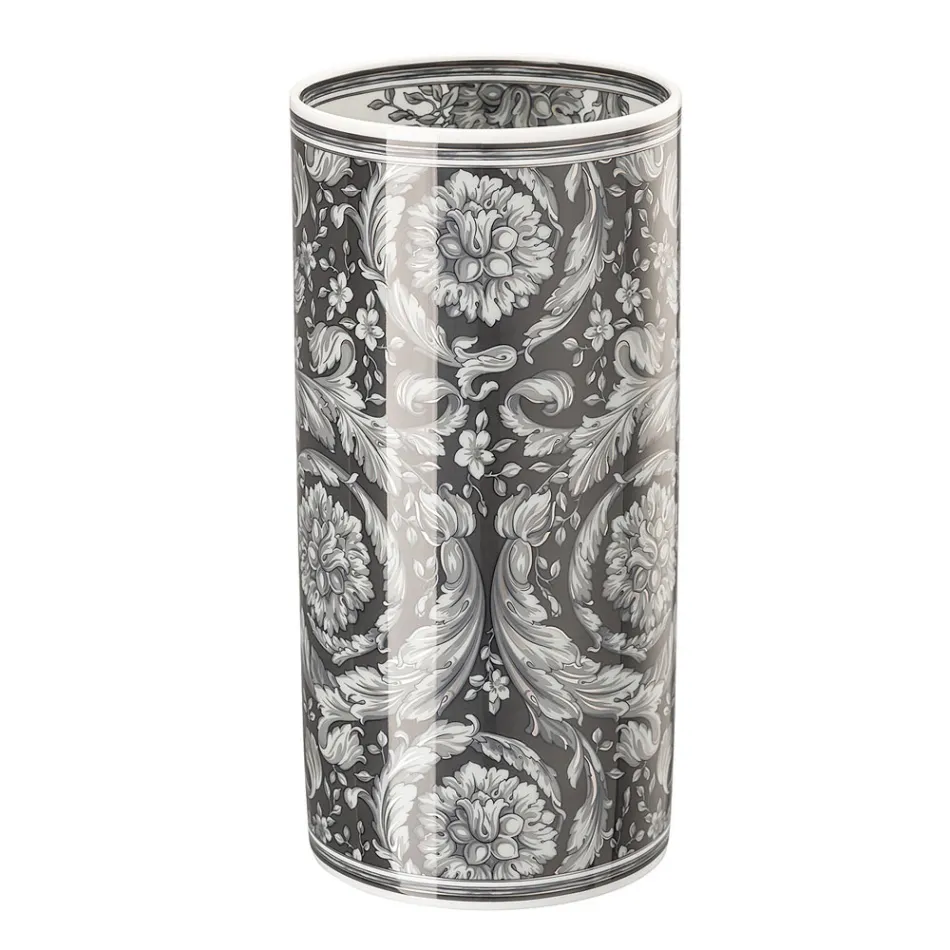 Rosenthal Versace Barocco Vaso in Porcellana con Colori Tono su Tono - Barocco Viadurini