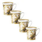 Rosenthal Versace I Love Baroque 4 Bicchieri con Manico in Porcellana - Baroque Viadurini