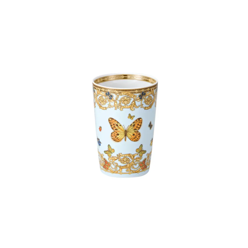 Rosenthal Versace Le Jardin 4 Bicchieri Senza Manico con Elementi Naturali - Medusa Viadurini