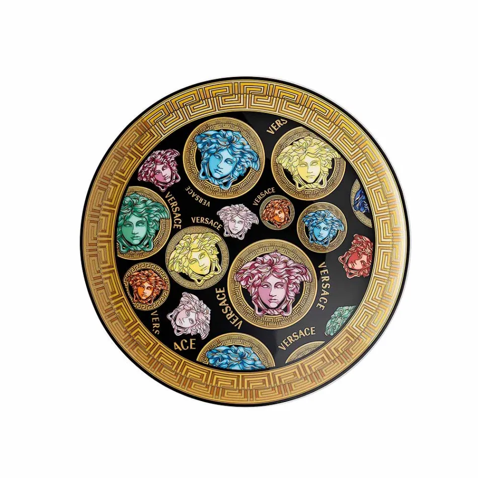 Rosenthal Versace Medusa Amplified Multicolor 4 Piatti Piani - Amplifiedmulticolor Viadurini