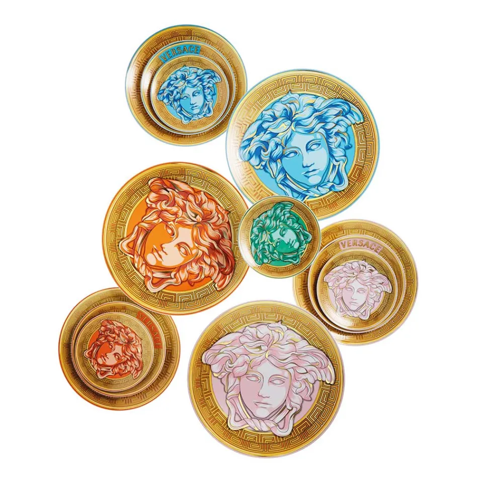 Rosenthal Versace Medusa Amplified Piatto Segnaposto Diametro 33 cm - Medusaamplifield Viadurini