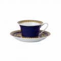 Rosenthal Versace Medusa Blue Tazza da tè di moderno design porcellana