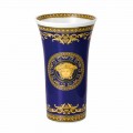 Rosenthal Versace Medusa Blue Vaso di design moderno porcellana 26cm