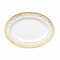 Rosenthal Versace Medusa Gala Gold Piatto ovale design 34cm porcellana