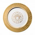 Rosenthal Versace Medusa Gala Gold Piatto segnaposto 30cm porcellana