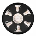 Rosenthal Versace Medusa Gala Gold set tazze espresso 6pz porcellana Viadurini