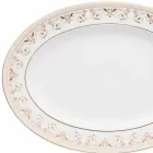 Rosenthal Versace Medusa Gala Piatto ovale 34cm di design porcellana Viadurini